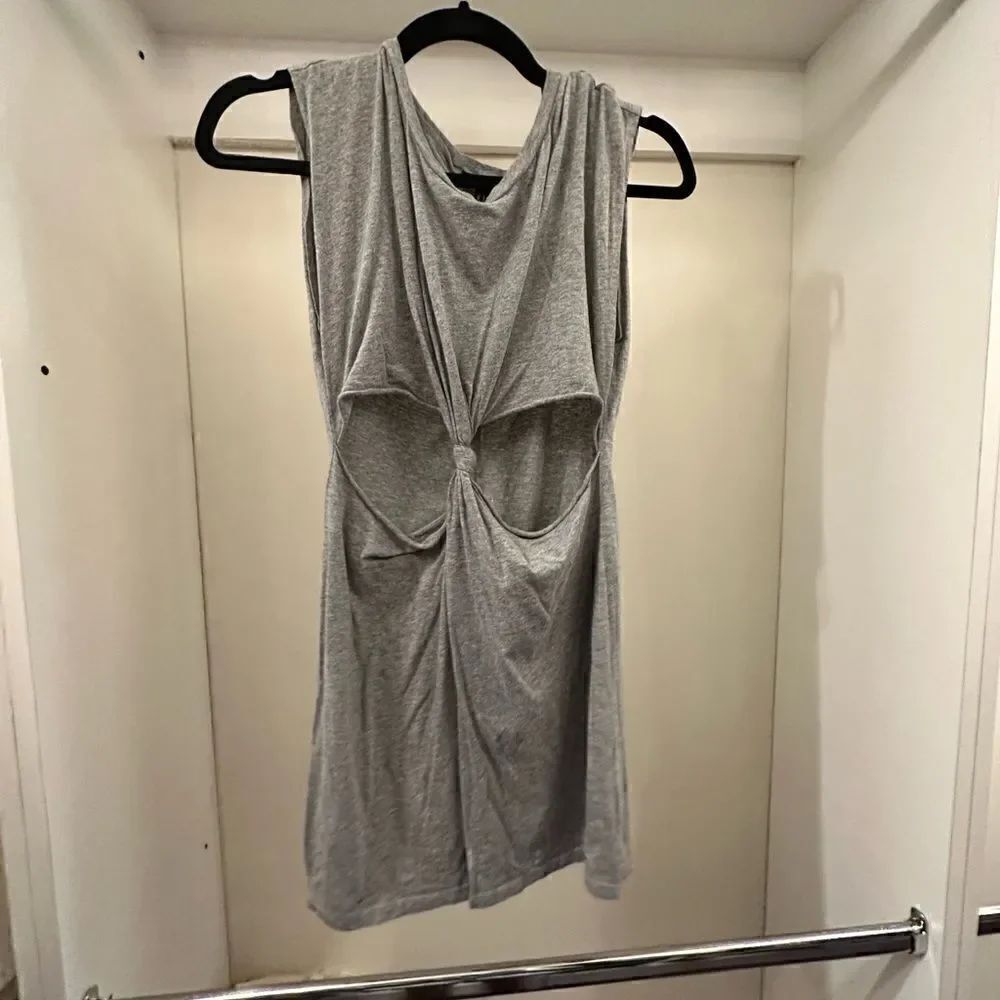 Women’s size S gray open stomach beach dress